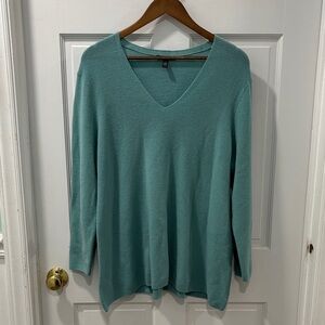 Eileen Fisher Seafoam V-Neck Sweater